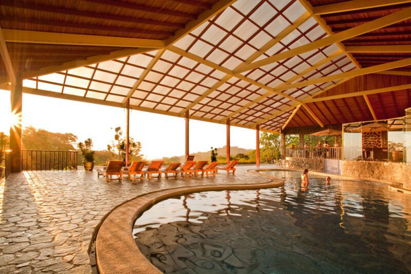 Pool at El Establo Mountain Hotel, Monteverde