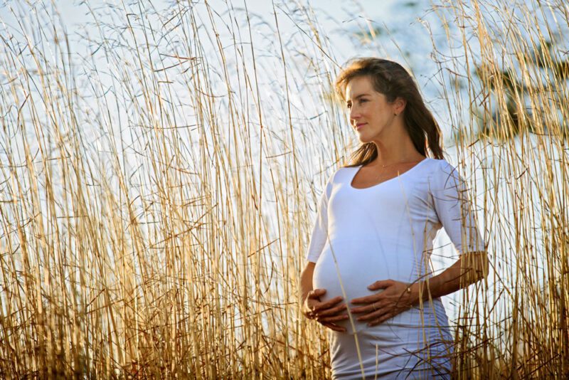 Mystical maternity portrait