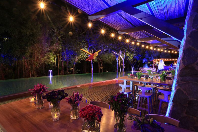 The Birdcage, themed party Setup at Poro Poro, Exclusive Resorts, Peninsula Papagayo