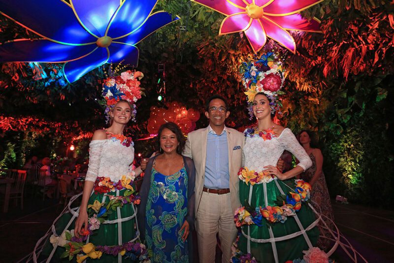 Retrato con ninfas del bosque