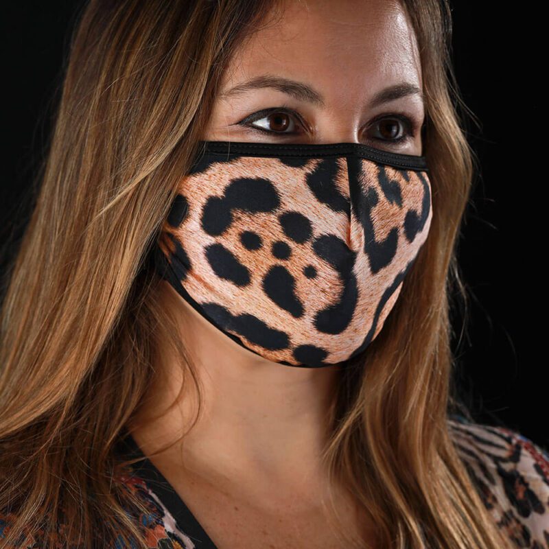 Face Mask from the Forest - Jaguar Print